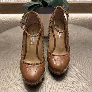 Charles David Brown Espadrilles with Classic Design